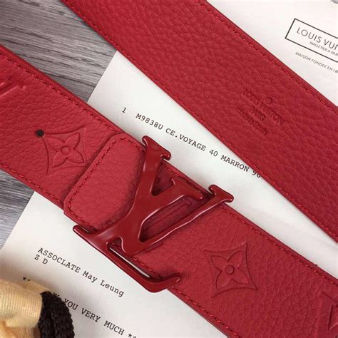 red louis vuitton belt womens|original lv belt.